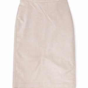 Ann Taylor Neutral Beige Pencil Skirt